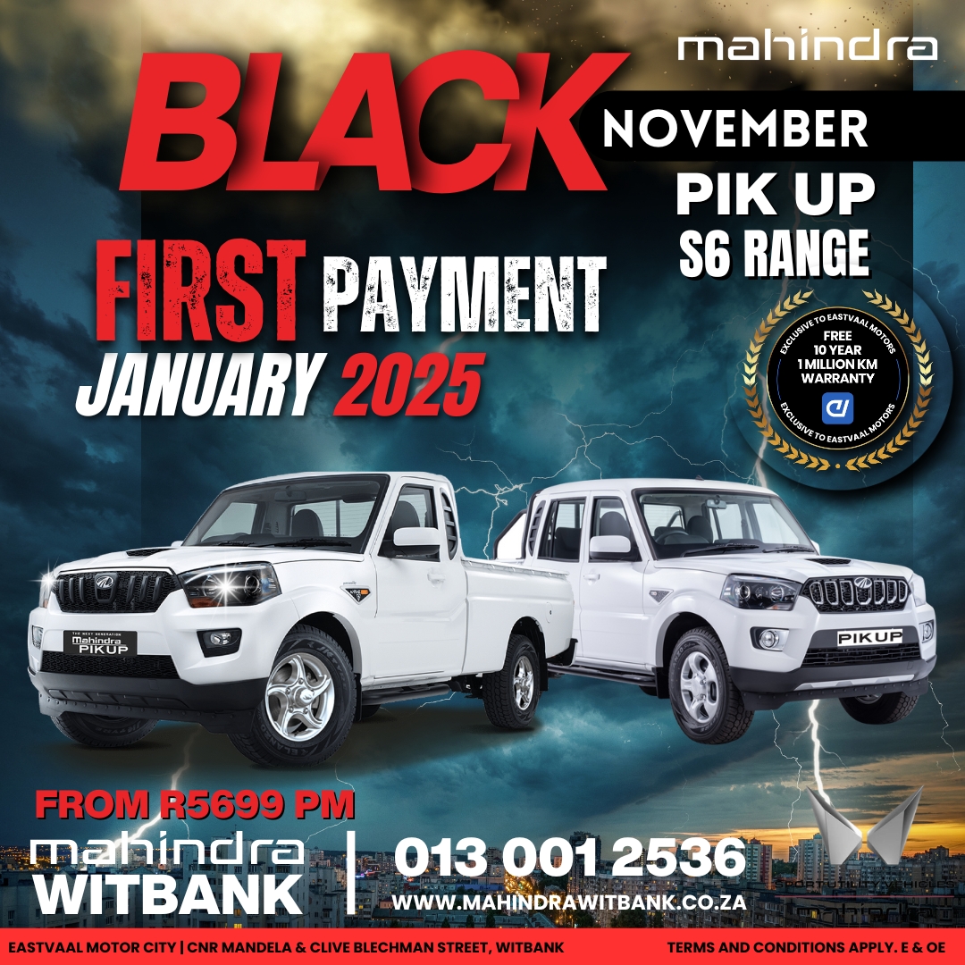 Drive Now, Pay Later! Start 2025 with style – and enjoy your new car today with payments only starting in January. image from Eastvaal Motors