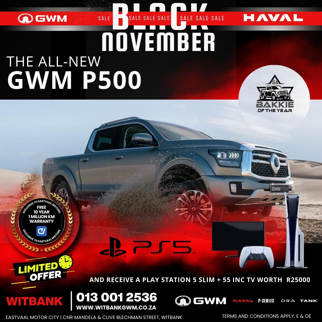 Looking for a New Ride? Enjoy massive savings and a 10-year, 1 million km warranty this Black November at Eastvaal Motor City! image from Eastvaal Motors