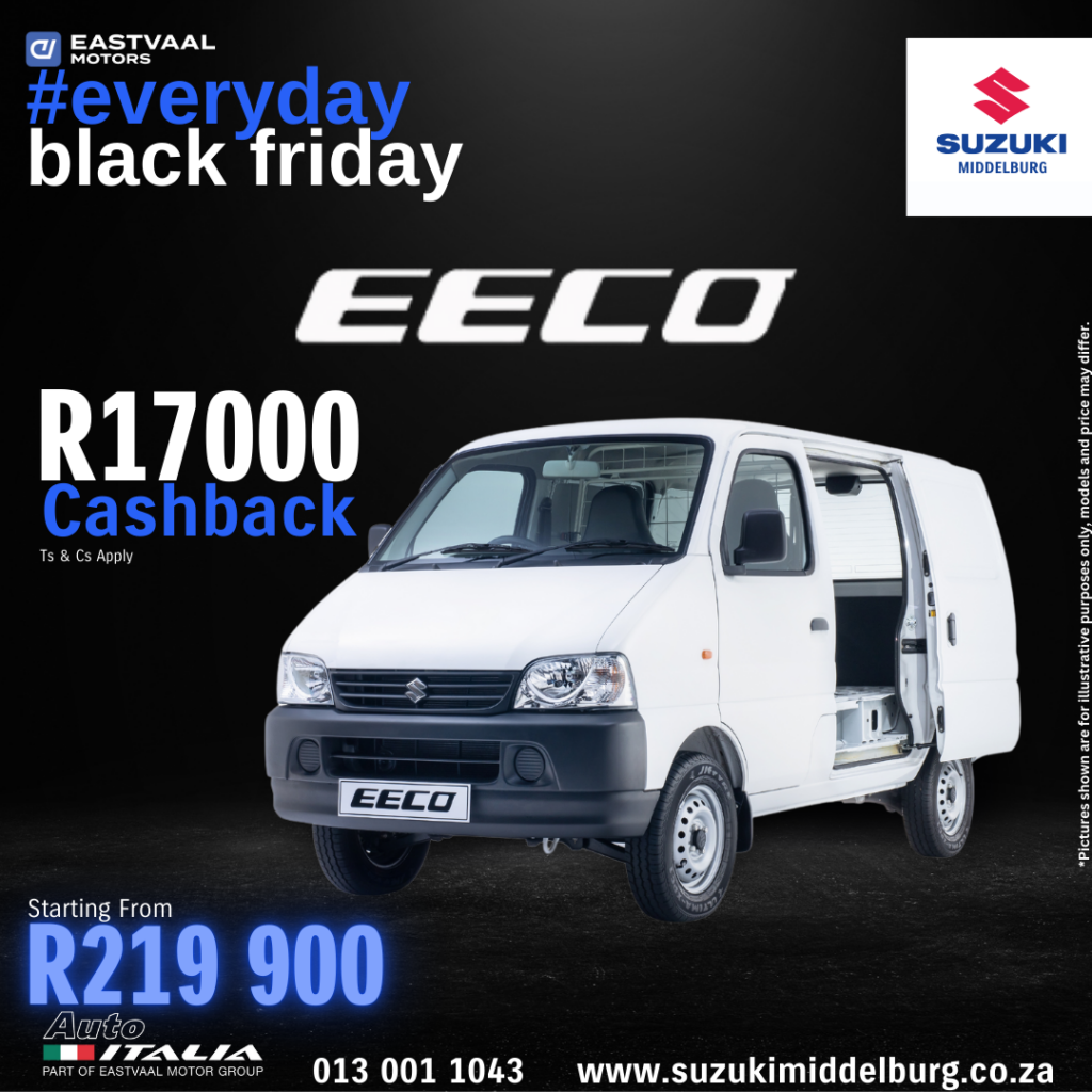 Suzuki Eeco – Black Friday Deals image from Eastvaal Motors