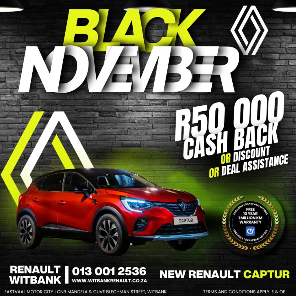 Black November at Eastvaal! Save big on your next car with deals too good to pass up. Limited-time offers are on now! image from Eastvaal Motors