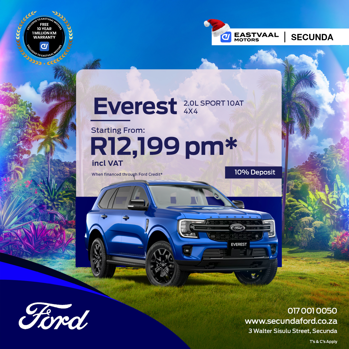 Ford Everest 2.0L Sport 10AT 4×4 image from 