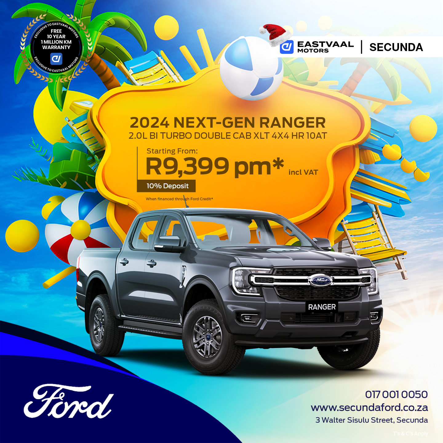 Ford Ranger 2.0L Bi Turbo Double Cab XLT 4×4 HR 10AT image from Eastvaal Motors