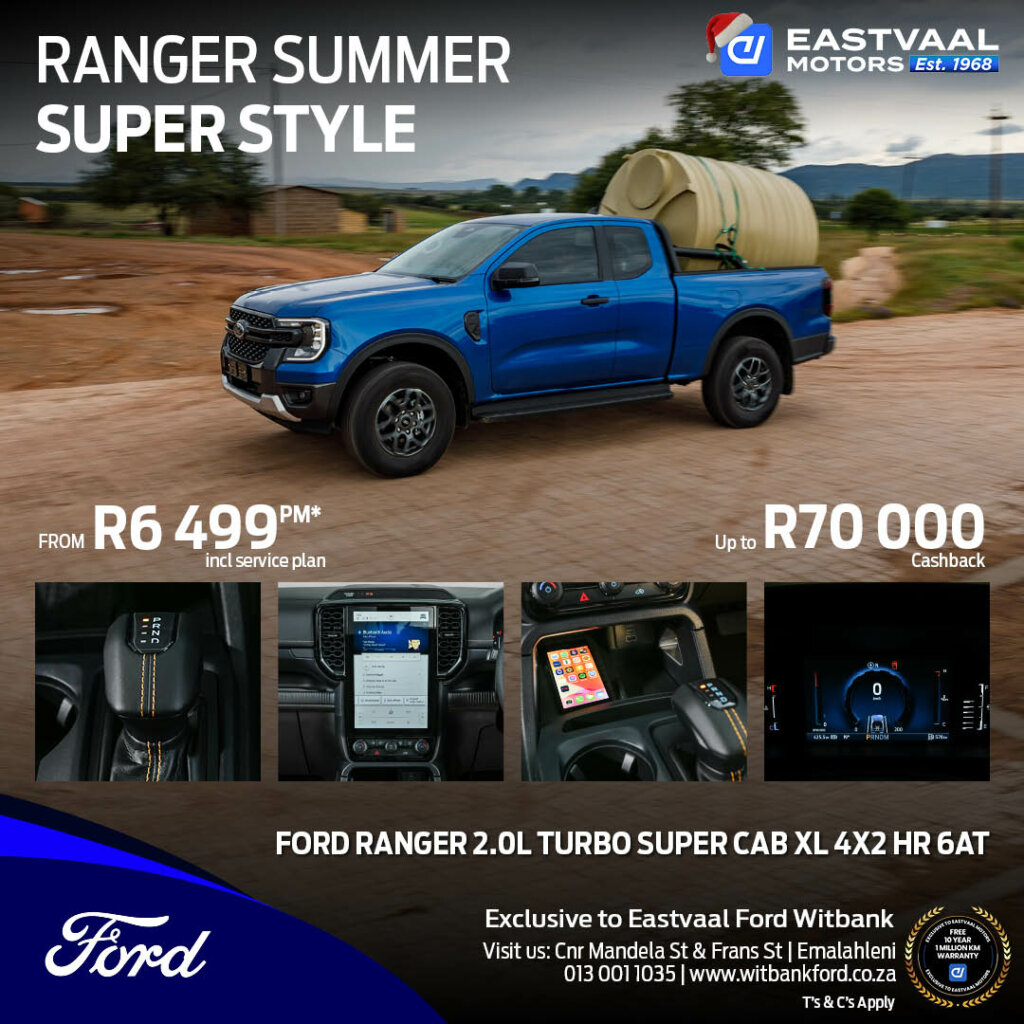 Ford Ranger 2.0L Turbo Super Cab XL 4×2 HR 6AT image from Eastvaal Motors