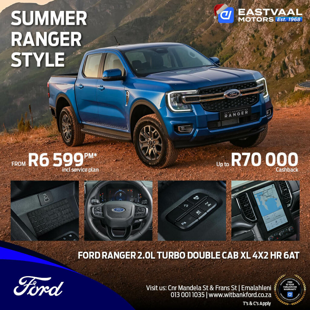 Ford Ranger 2.0L Turbo Double Cab XL 4×2 HR 6AT image from Eastvaal Motors