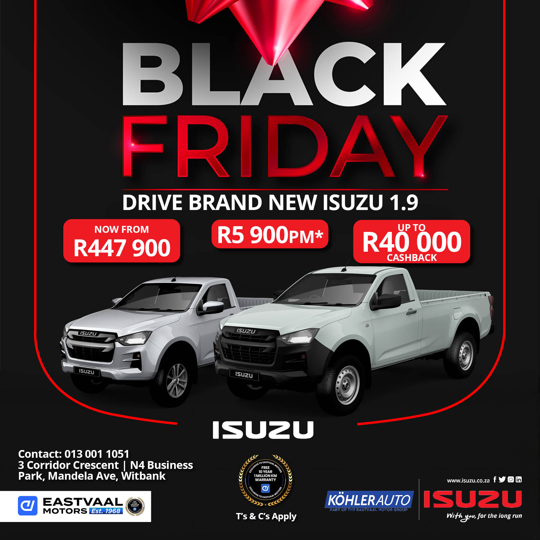 Isuzu 1.9 image from Eastvaal Motors