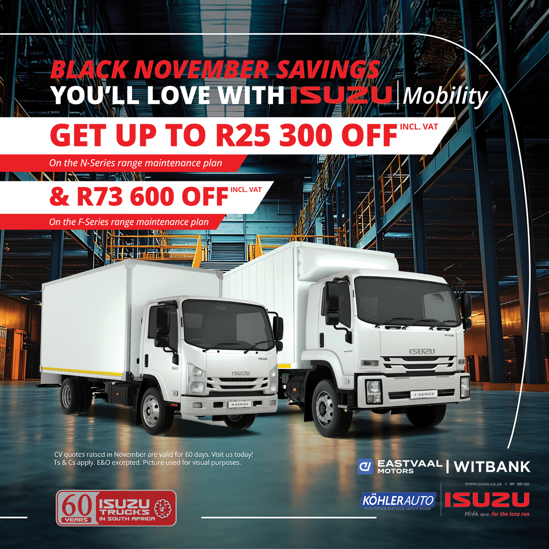 Black November deals – Service plans image from Eastvaal Motors