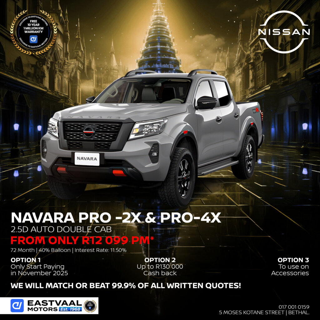 Nissan Navara Pro 2X & Pro 4X 2.5D Auto Double Cab image from Eastvaal Motors