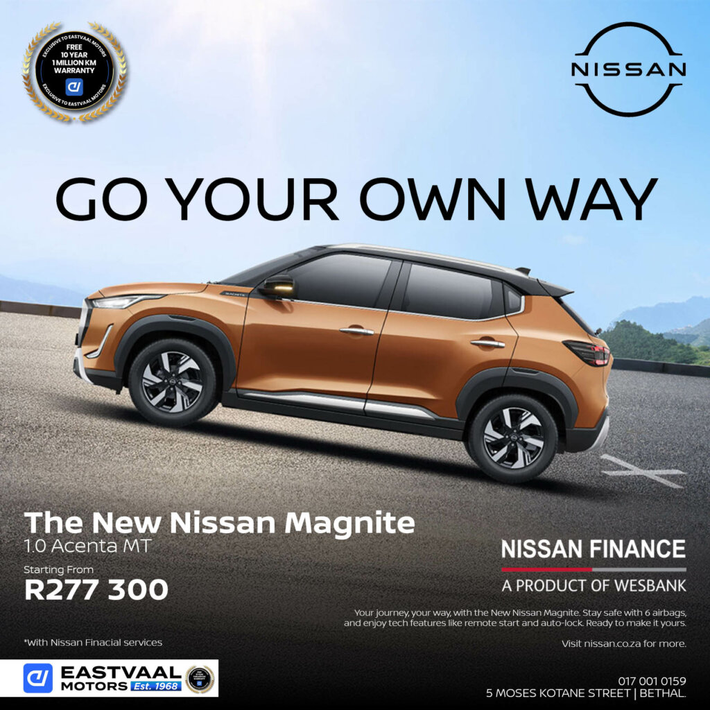 All NEW Nissan Magnite image from Eastvaal Motors