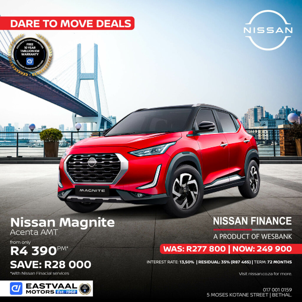 Nissan Magnite Acenta AMT image from Eastvaal Motors