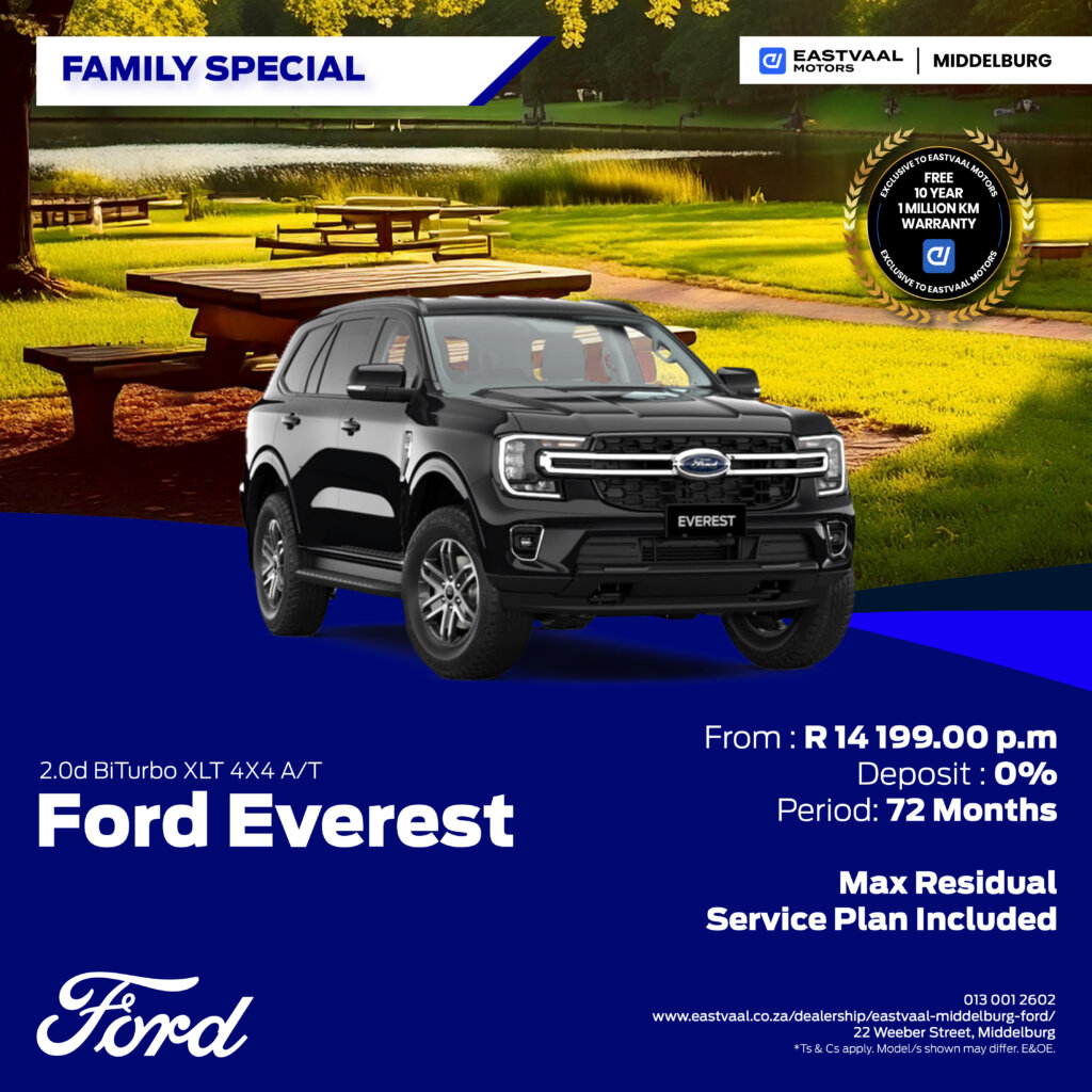 Ford Everest 2.0d BiTurbo XLT 4X4 A/T image from Eastvaal Motors