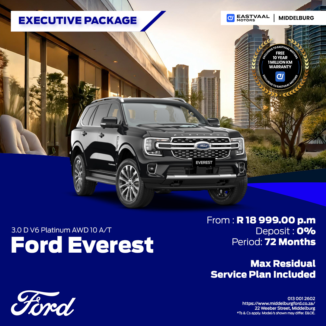 Ford Everest 3.0 D V6 Platinum AWD 10 A/T image from 