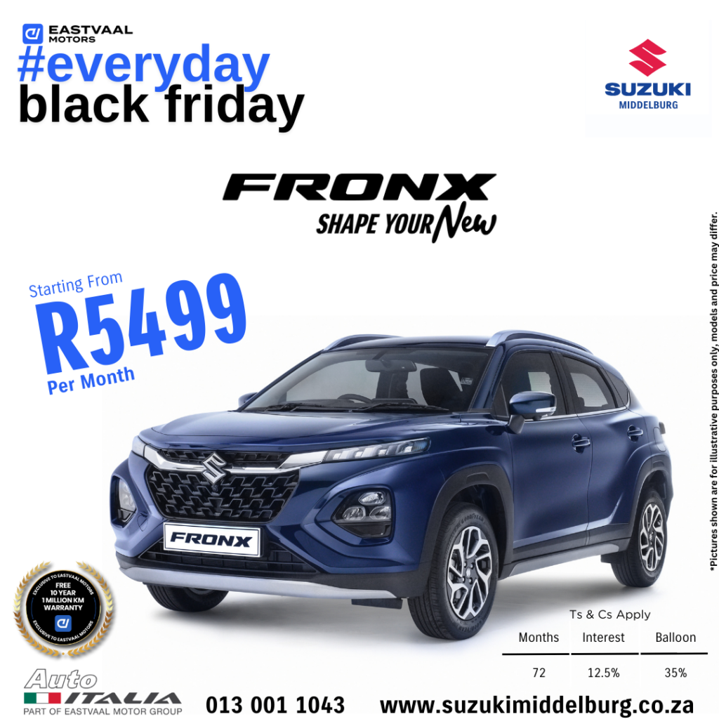 Suzuki Fronx – R5499pm image from Eastvaal Motors