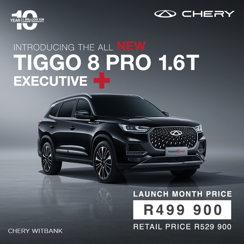 Introducing the ALL NEW Chery Tiggo 8 Pro 1.6T Executive + image from Eastvaal Motors