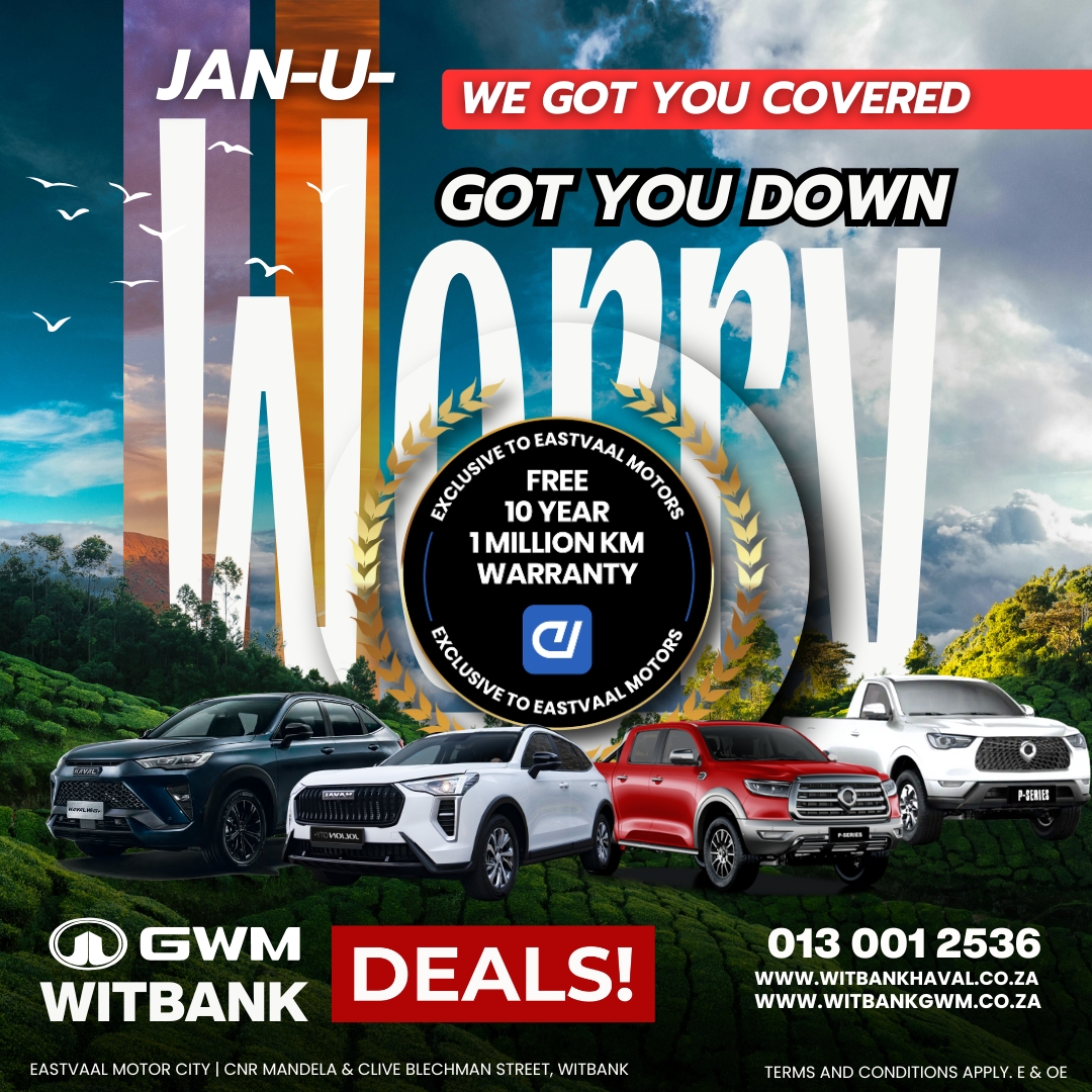 Kickstart 2025 with a bang! Discover unbeatable deals on the GWM range and drive into the new year in style. 🚗✨ #NewYearNewWheels image from Eastvaal Motors