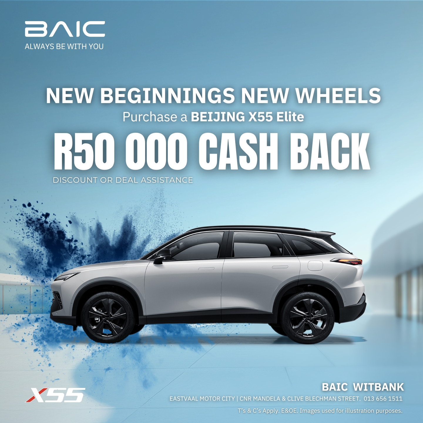 Start the year strong with BAIC! Affordable, stylish, and built for your next chapter. Make 2025 unforgettable!” 🚘🌟 image from Eastvaal Motors