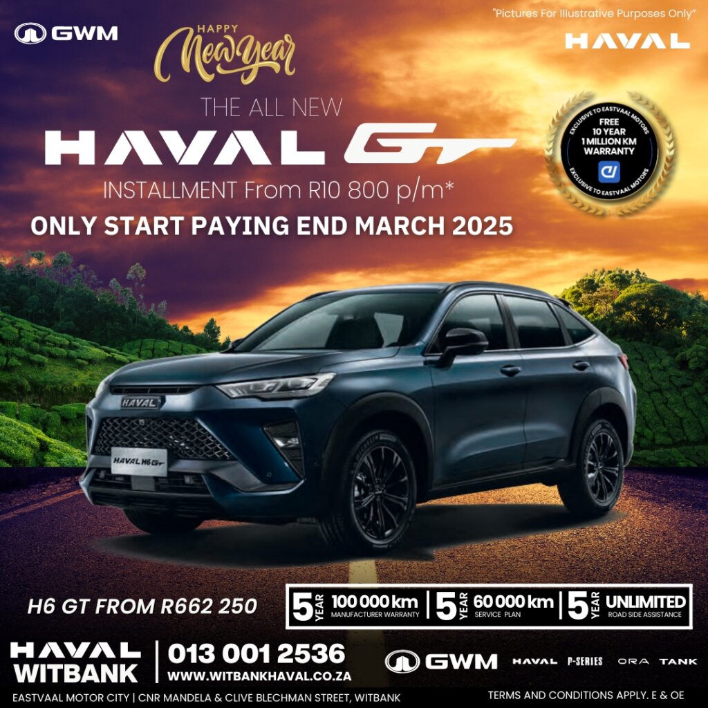 New year, new adventures! Take the road less traveled with a GWM built for every journey. 🛣️🔥 #DriveGWM2025 image from Eastvaal Motors