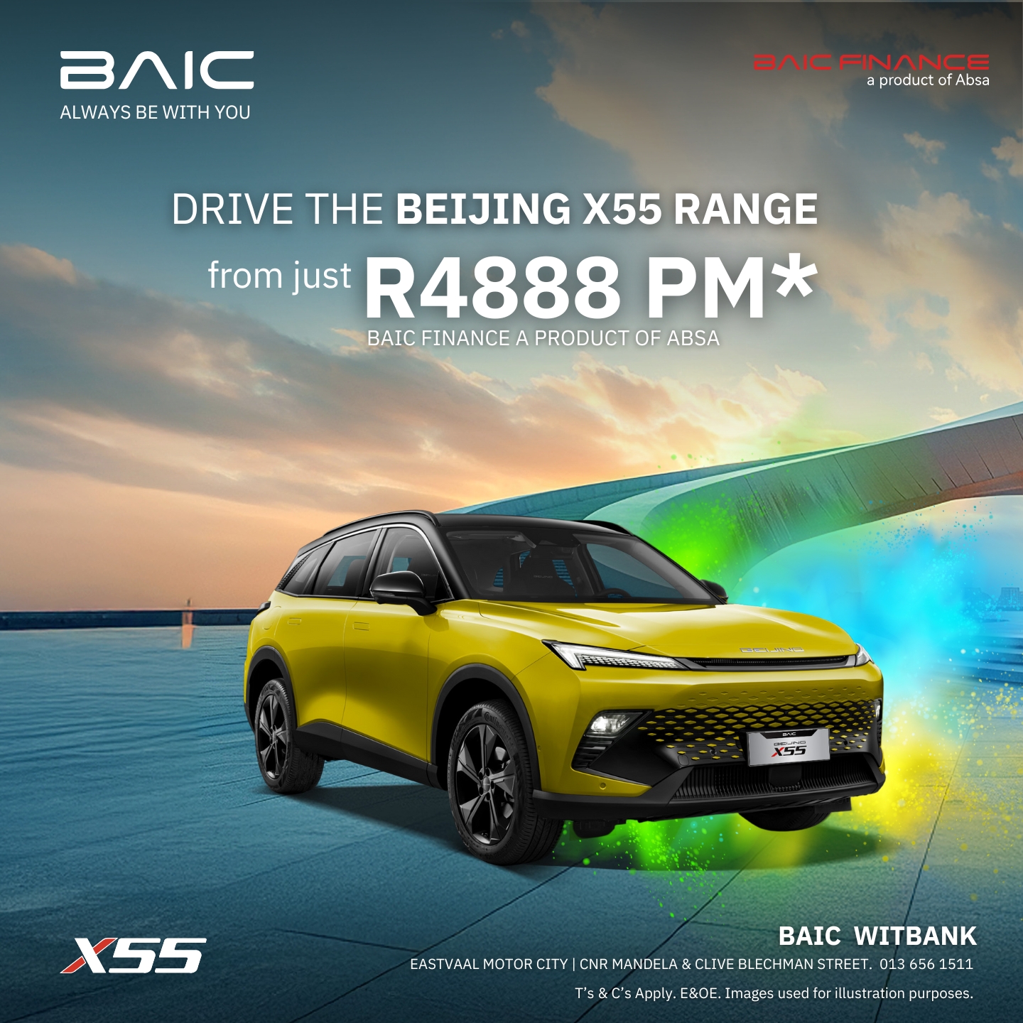 Fresh starts deserve a fresh ride! Experience the innovation and luxury of BAIC vehicles this New Year.” 🚙💫 image from Eastvaal Motors