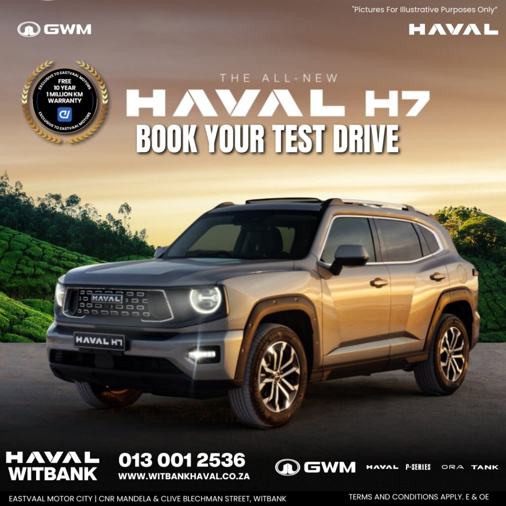 Ring in the new year with the perfect partner on the road – the versatile and stylish GWM. 🛻🎉 #FreshStartsWithGWM image from Eastvaal Motors