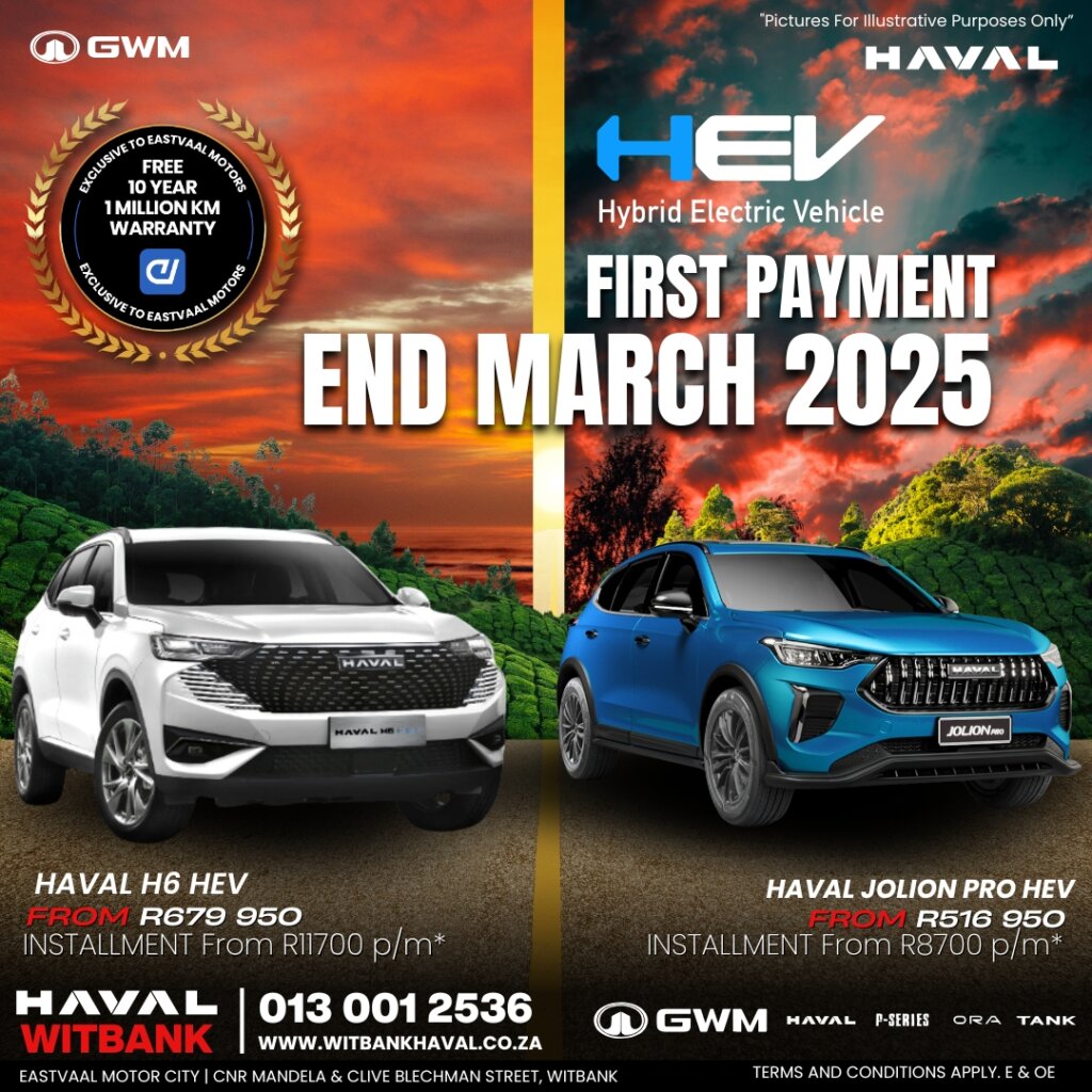 New resolutions, new destinations! Let GWM take you wherever you want to go in 2025. 🌍🚗 #DriveIntoTheFuture image from Eastvaal Motors