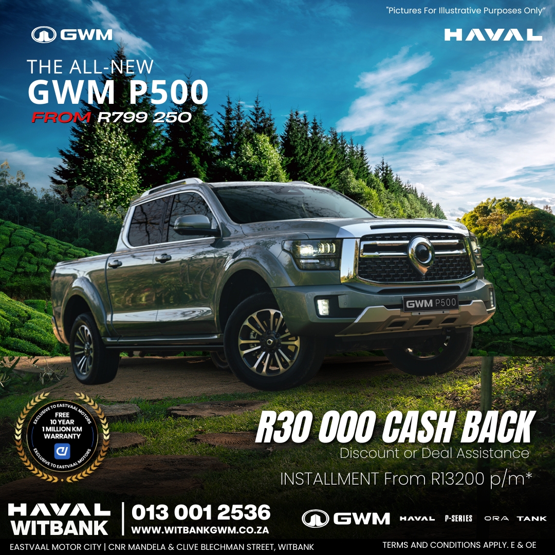 Fuel your dreams this year with a GWM! Engineered for greatness, ready for your journey. 🚙🔥 #NewYearNewGWM image from Eastvaal Motors