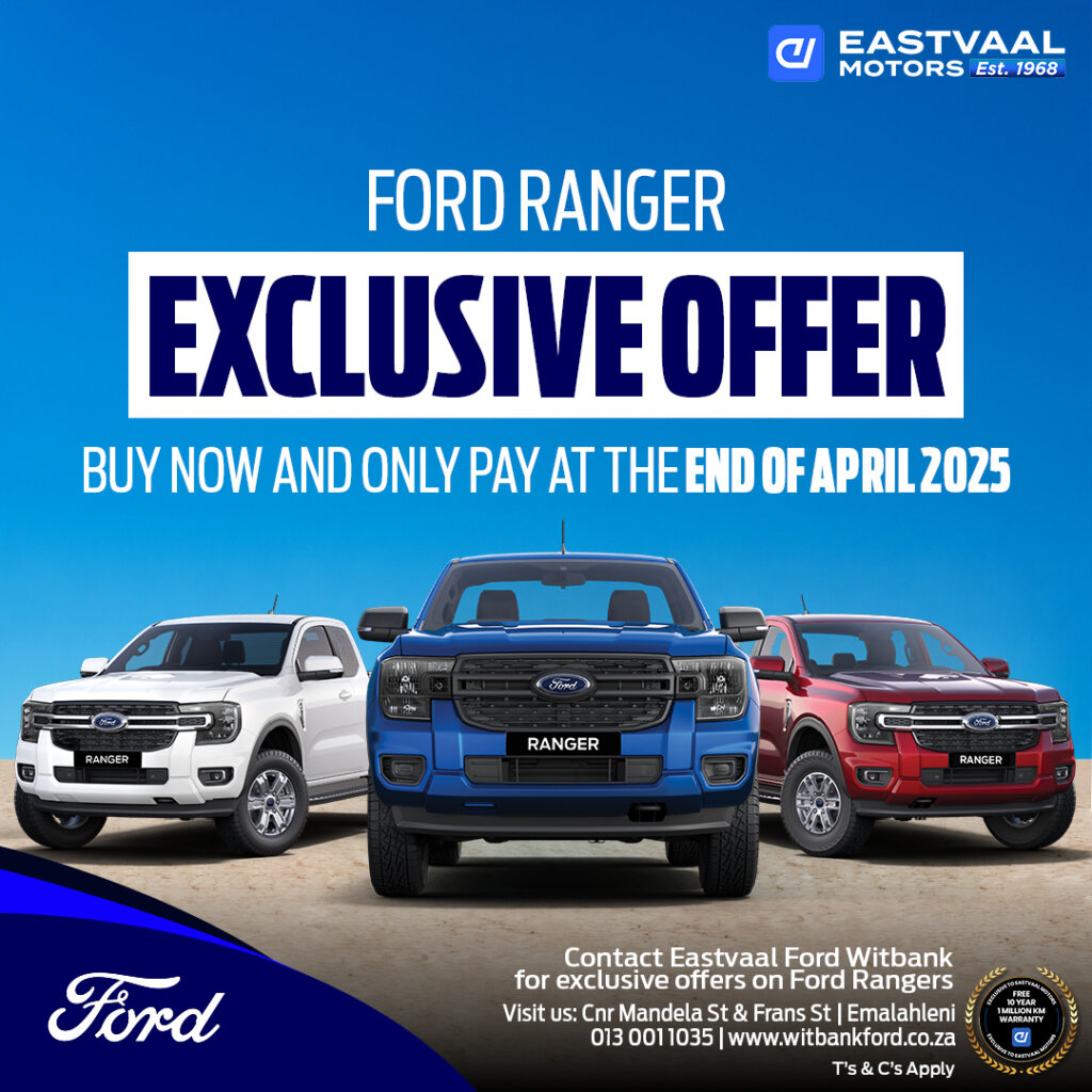 Ford Ranger Exclusive Offers image from Eastvaal Motors