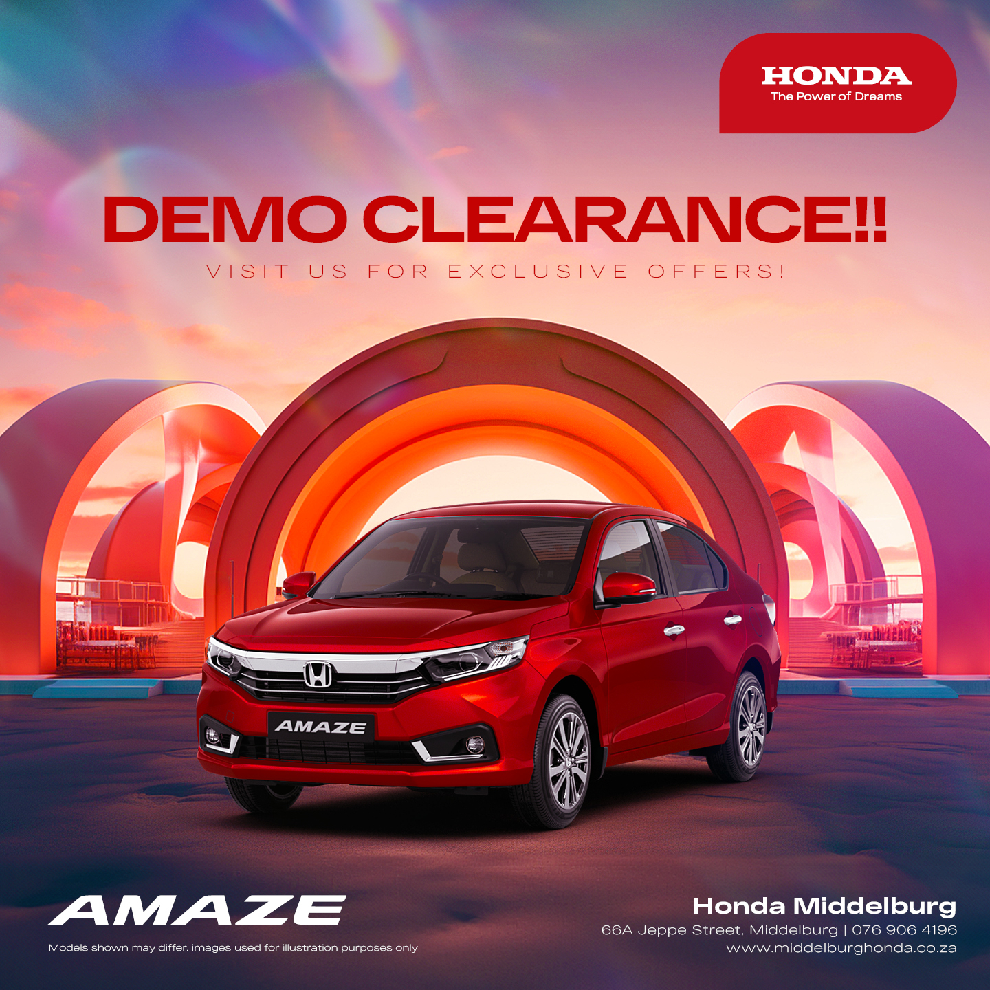 Honda Amaze Demo Clearance image from Eastvaal Motors