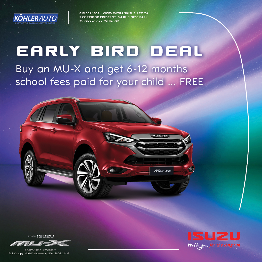 Early Bird Deal at Isuzu Witbank image from 