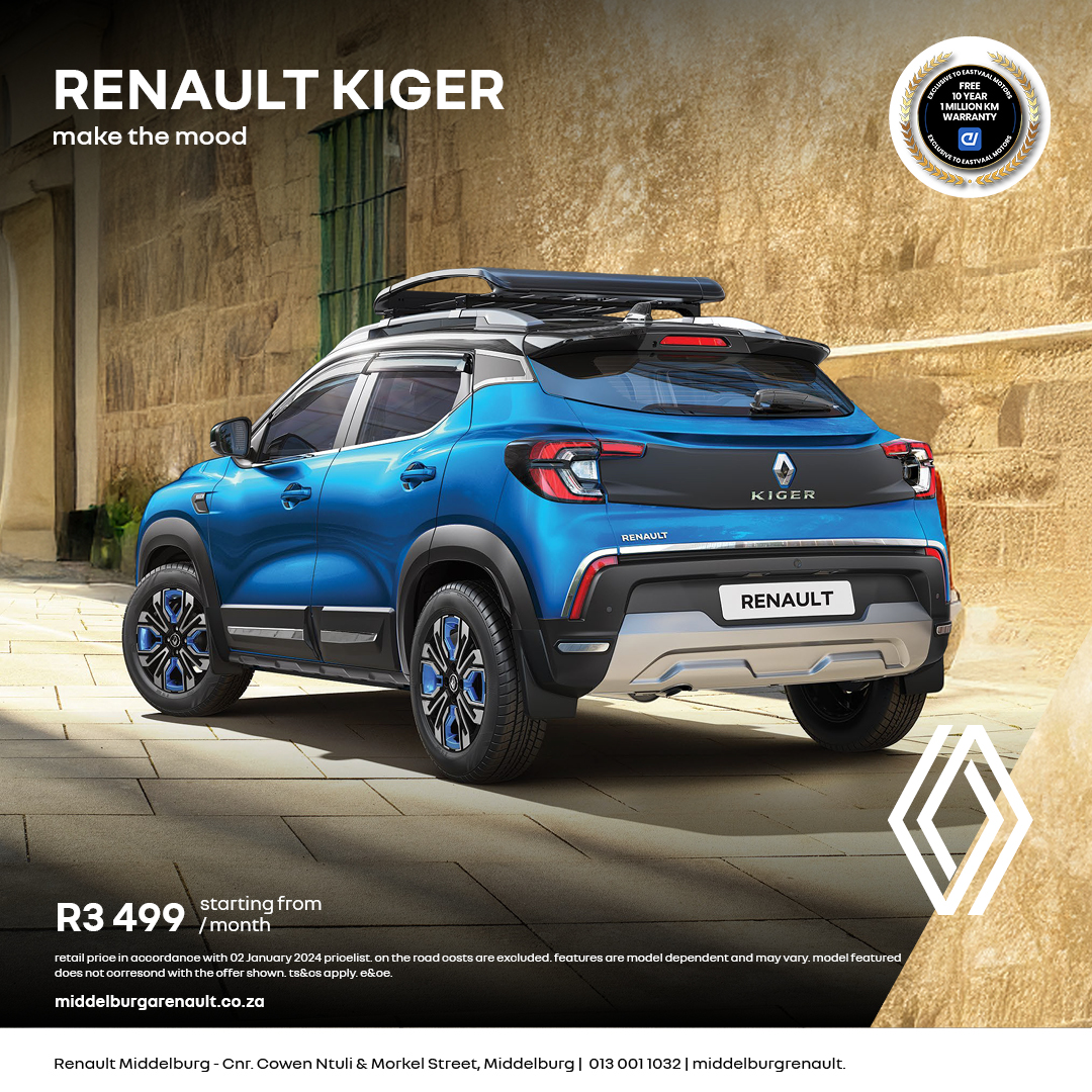 Renault Kiger image from Eastvaal Motors