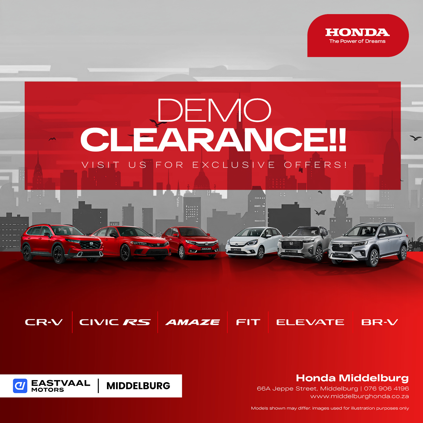 Demo Clearance Sale image from Eastvaal Motors