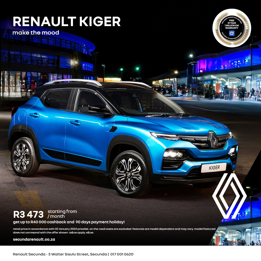 Renault Kiger image from Eastvaal Motors