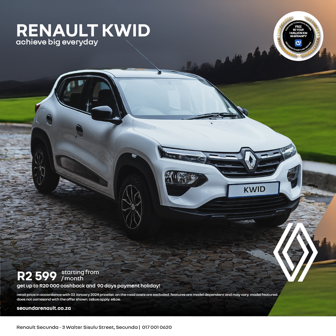 Renault Kwid – Calling all students!! image from Eastvaal Motors