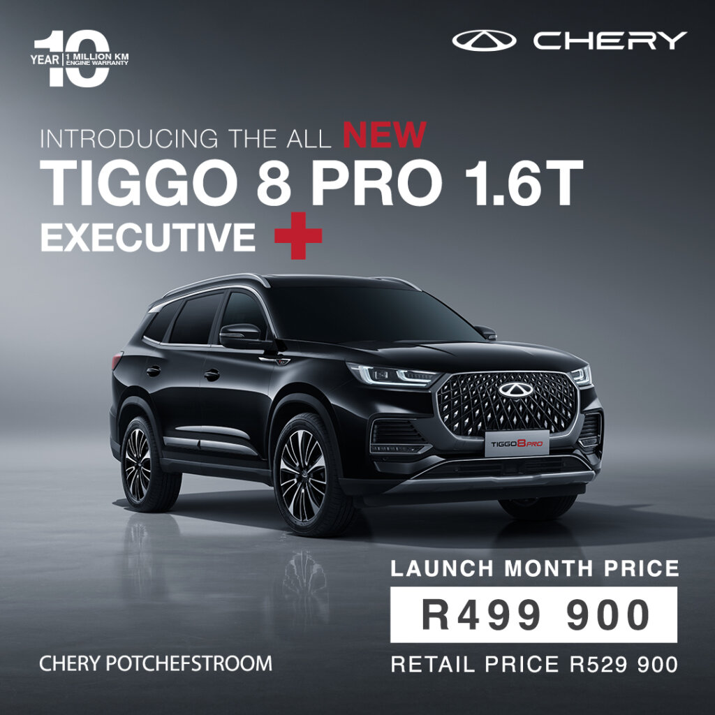 Introducing the all new Tiggo 8 PRO 1.6T Executive + image from Eastvaal Motors