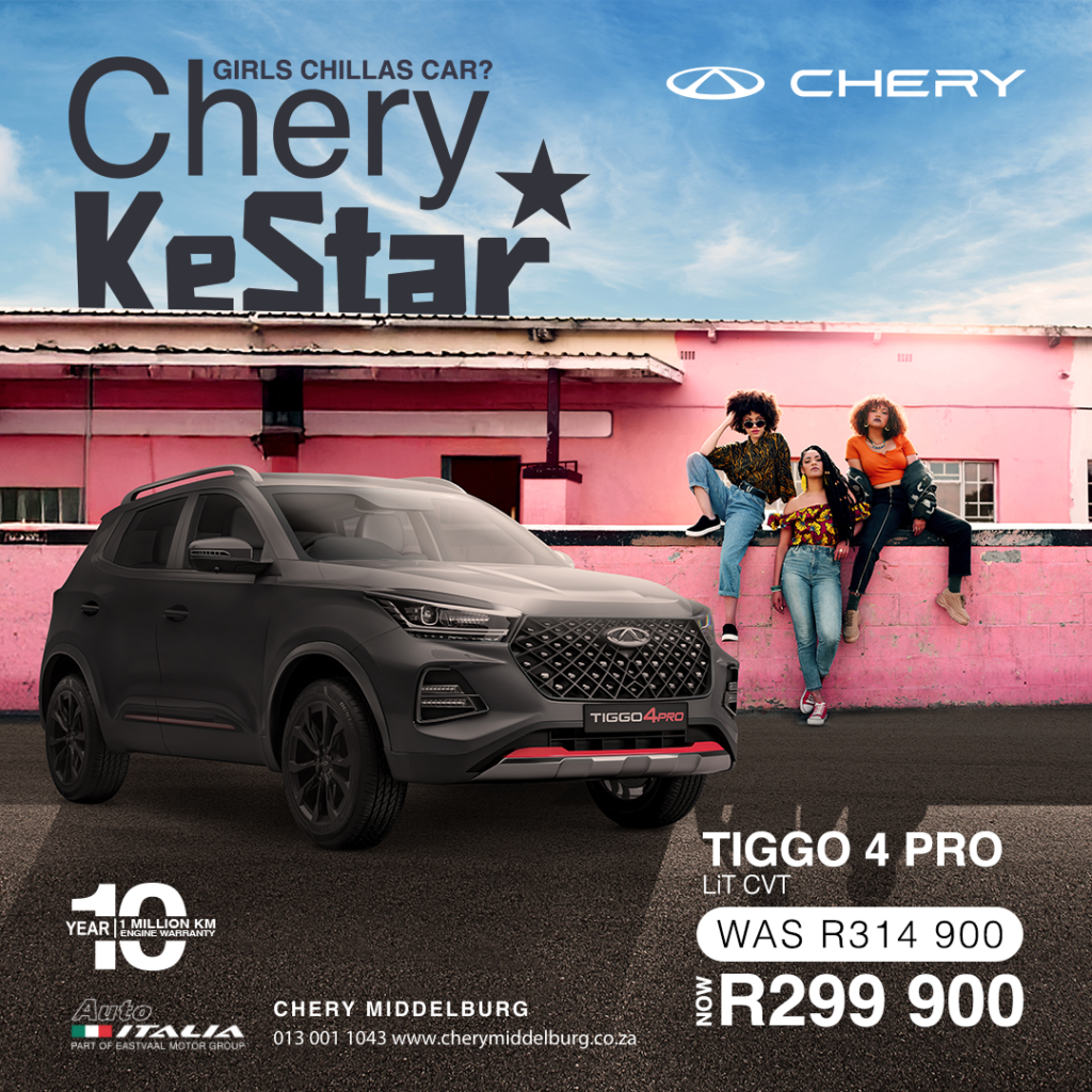 Chery Tiggo 4 Pro Lit CVT image from Eastvaal Motors