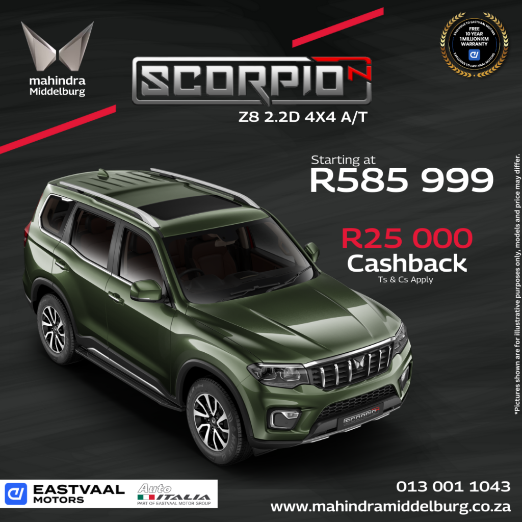 Back to School – Mahindra Scorpio N image from Eastvaal Motors