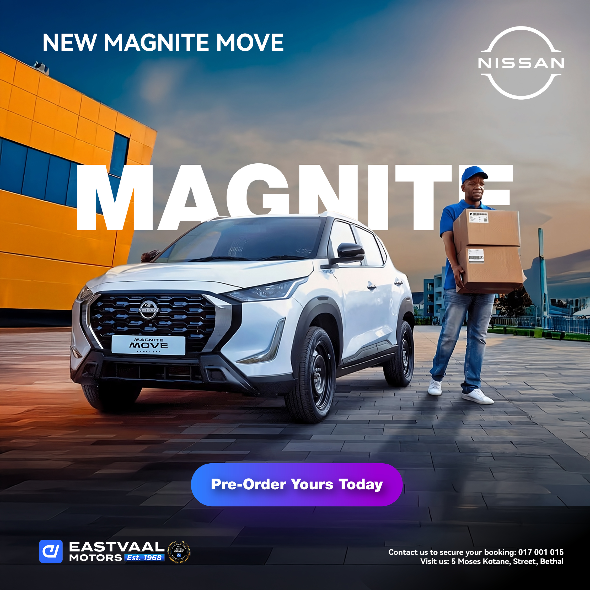 ALL NEW Nissan Magnite – Move Panel Van image from Eastvaal Motors