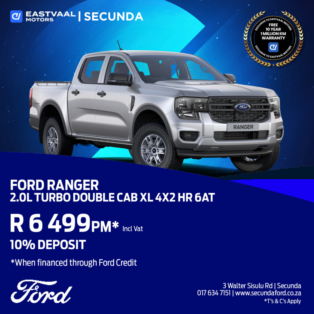 Ford Ranger 2.0L Turbo Double Cab XL 4×2 HR 6AT image from Eastvaal Motors