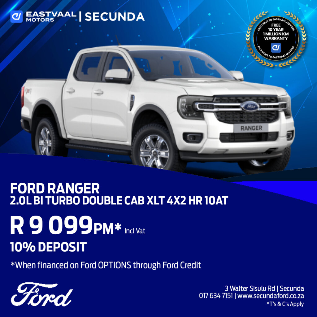 Ford Ranger 2.0L Bi Turbo double cab XLT 4×2 HR 10AT image from Eastvaal Motors