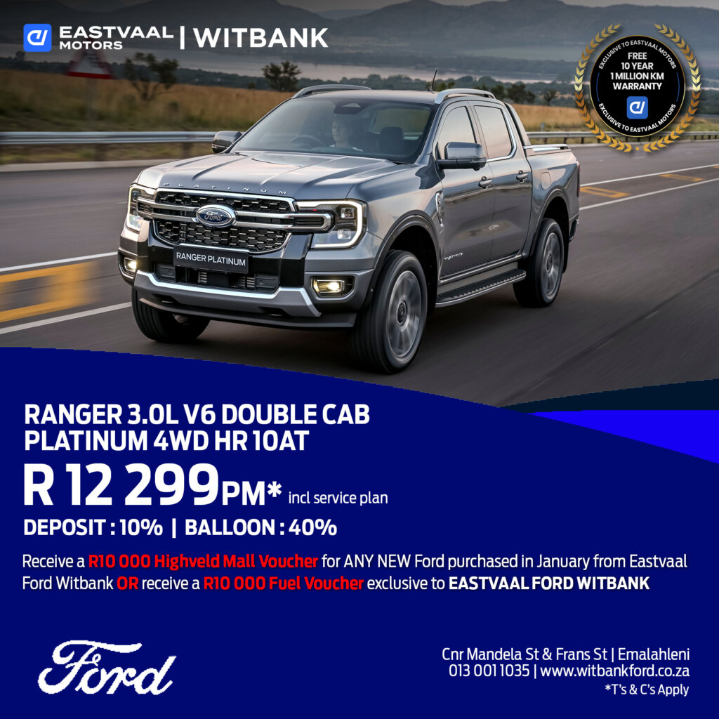 Ford Ranger 3.0L V6 Turbo Double Cab Platinum 4WD HR 10AT image from Eastvaal Motors