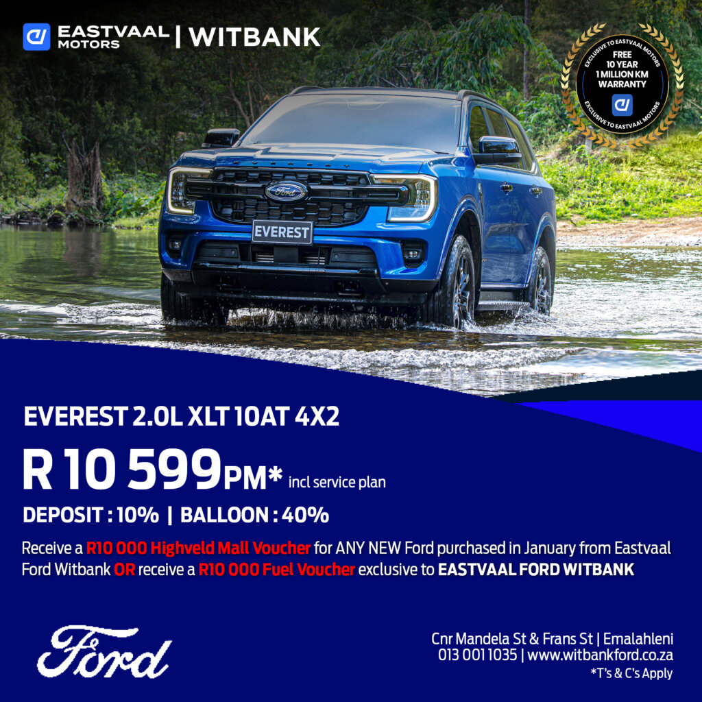 Ford Everest 2.0L XLT 10AT 4×2 image from Eastvaal Motors