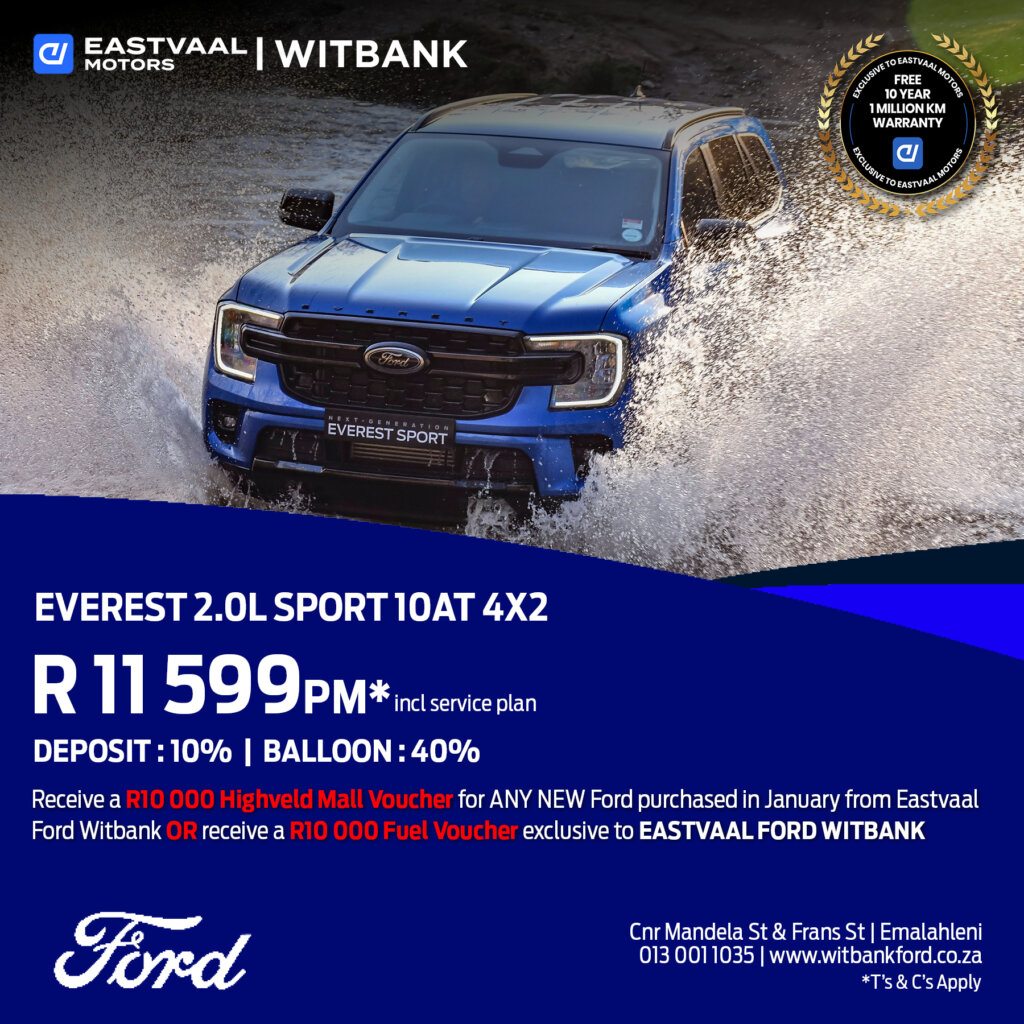 Ford Everest 2.0L Sport 10AT 4×2 image from Eastvaal Motors