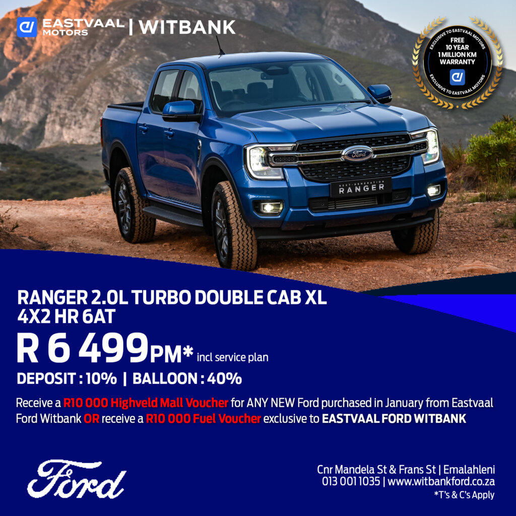 Ford Ranger 2.0L Turbo Double Cab XL 4×2 HR 6AT image from Eastvaal Motors