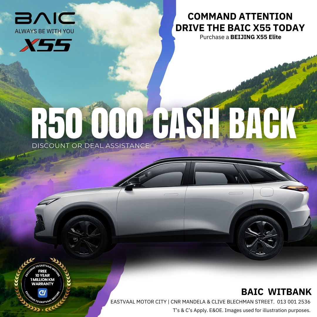 Start your March adventure with BAIC at Eastvaal Motor City! 🚗🔥 image from 