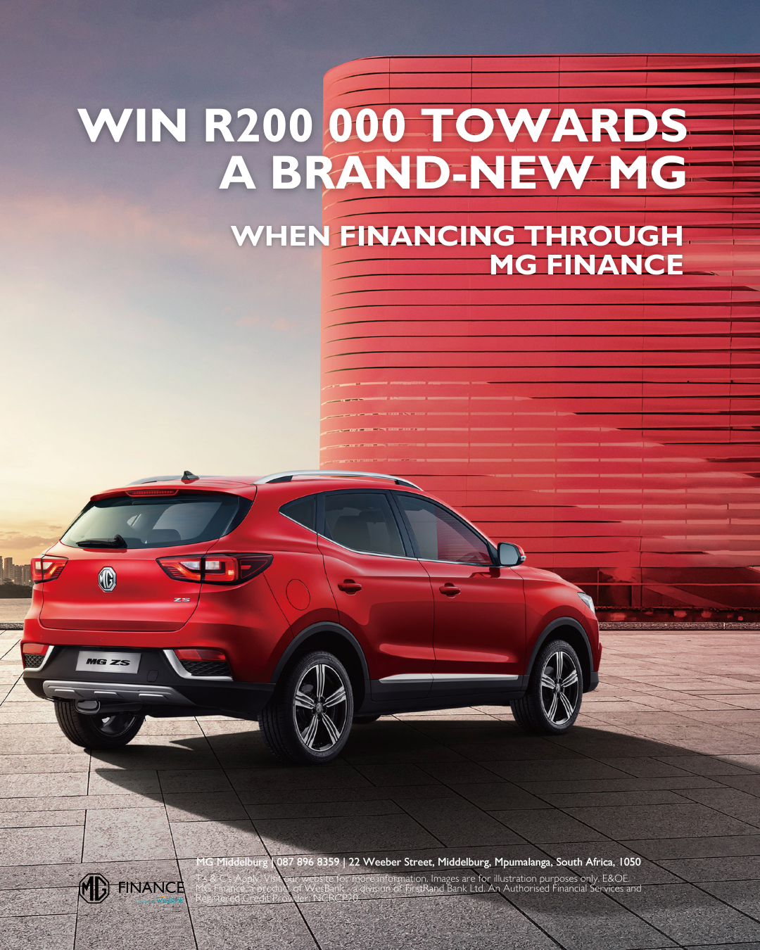 Win with the MG ZS image from 